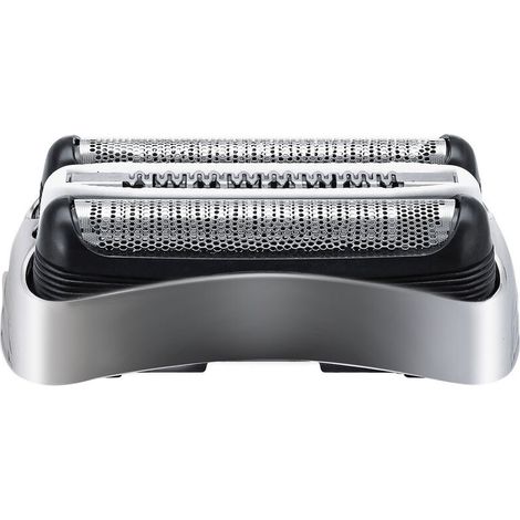 Kaelt - Remplacement De La Grille Et Du Couteau De La Tete De Rasoir Pour Braun 3 Series 300S 301S 310S 320S 330S 340S 360S 380S 3000S, Argent
