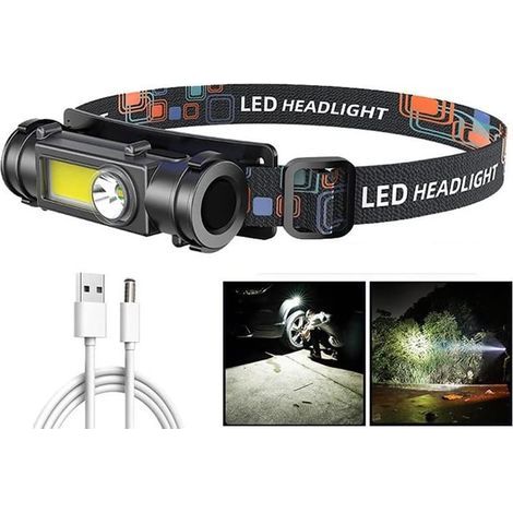 Lampe de poche à lumière forte avec charge et LED domestique multifonctionnelle COB extérieure longue portée avec phare magnétique (1/5)
