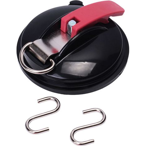 Lot de 1 Ventouse pour Voiture Multifonction Max.22KG pour Auvent Pare- Bâche Et Couverture De Véhicule (1/5)