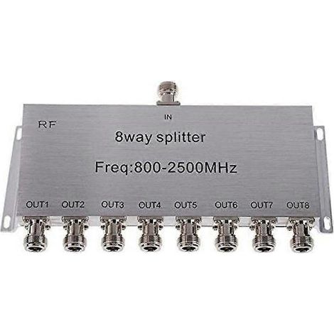 Répartiteur de puissance RF 380–2500 MHz, diviseur de signal à 8 sorties (1/5)