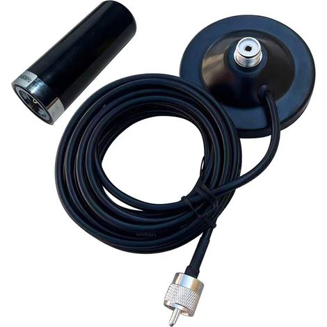 Walkie-Talkie-Fahrzeug, dekorative farbige Antenne, modifizierte Mini-Autodachantenne mit Magnetfuß und 5-Meter-Zuleitungskabel (1/4)
