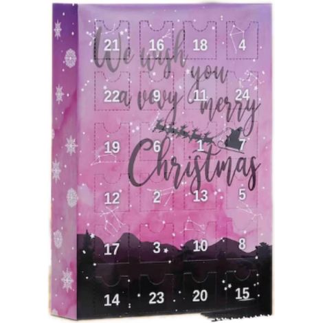 Calendrier De Lavent 2024 - 24 Compartiments - Pierres Naturelles Polies - Décoration Festive Pour Intérieur - Lot De 24 Pièces (1/5)