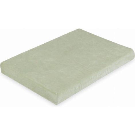 Alfombra de juegos de espuma suave aterciopelada color menta claro
