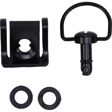 Elementi di fissaggio per moto da corsa, anello a D a sgancio rapido, bulloni per carenatura neri da 17 mm, prigionieri per Enduro