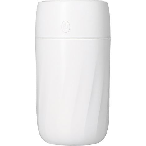 300-ml-Mini-Luftbefeuchter, tragbar, mit farbigen Lichtern, USB-Anschluss, für Zuhause, Schlafzimmer, Büro und Auto (Weiß) (1/5)