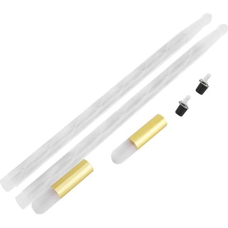 2 baguettes de batterie avec lumières LED lumineuses qui illuminent les mouvements, idéales pour les événements nocturnes de grande envergure (Night 5A). (1/5)