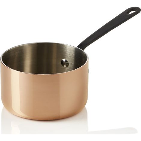 Mini casserole cuivre manche noir Ø 10 cm 460 ml MINI COPPER 3PLY - Was Germany (1/2)