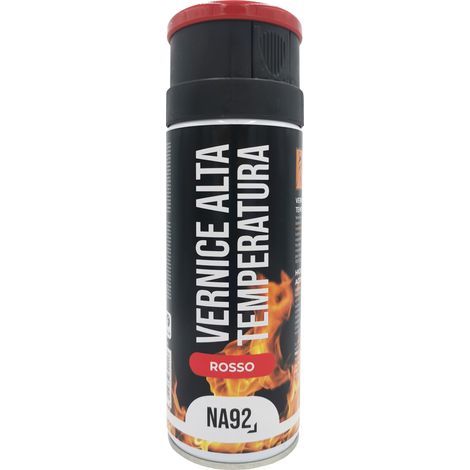 Spray Vernice Acrilica Alta Temperatura 400 ml NA92 PRO - Rosso (1/4)