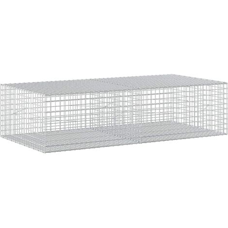 Gabion with 3.5 mm Wire and 5x5 cm Mesh 200x100x50 cm vidaXL