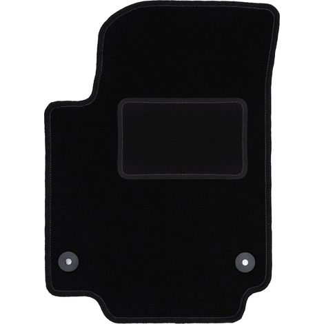Tapis conducteur noir pour : Seat Mii à hayon (2011-)