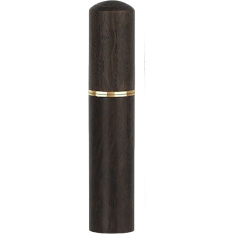 Porte-aiguilles rond en palissandre, en bois de santal épais et raffiné, porte-aiguilles de rangement pour la maison, porte-cure-dents en acier inoxydable, flacon de rangement pour aiguilles à faire s (1/5)