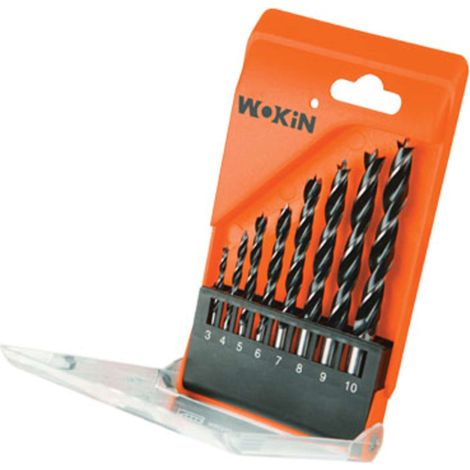 PUNTE TRAPANO LEGNO ASTUCCIO 751608 WOKIN - MM  3,0/10,0 CF=PZ 8 - 5 confezione