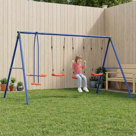 Juego de Columpios Exterior Multicolor 330 x 185 x 185 cm