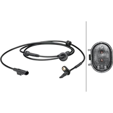 Capteur, vitesse de roue Hella 6PU 012 679-311 FIAT 46837687