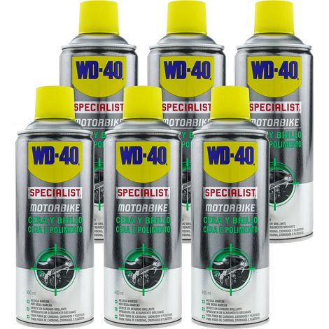 WD-40 Specialist Motorbike Pack 6 uds - Cera y Brillo - Spray 400ml (1/5)