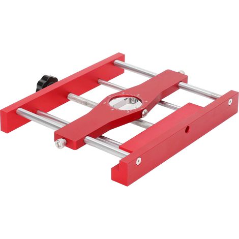 Jeu de gabarit de perçage 2 en 1 pour chevilles, guide de positionnement universel pour perceuse à bois, poinçon de trou, outil de menuiserie précis. (1/5)