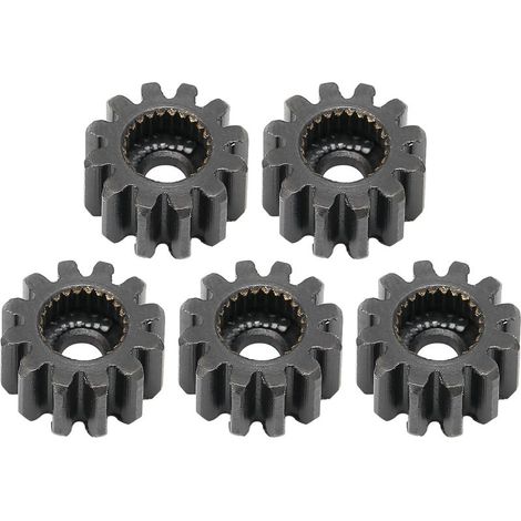 Engrenage droit de Servo en acier, pièces industrielles pratiques et durables, Module de cannelure à 24 dents internes 0.812, 5 pièces (1/5)