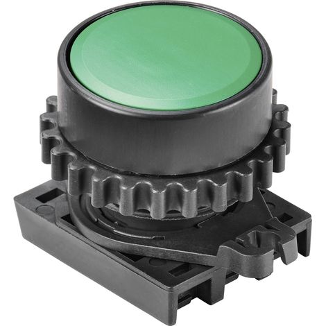 TRU COMPONENTS TC-10343988 S3PR-P1G Drucktaster Knopf Standard-Grün (seidenmatt) 1 St. (1/2)