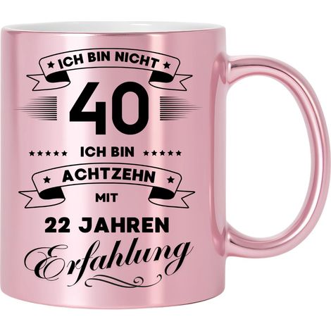 Tazza divertente, regalo per un 40° compleanno (1/2)