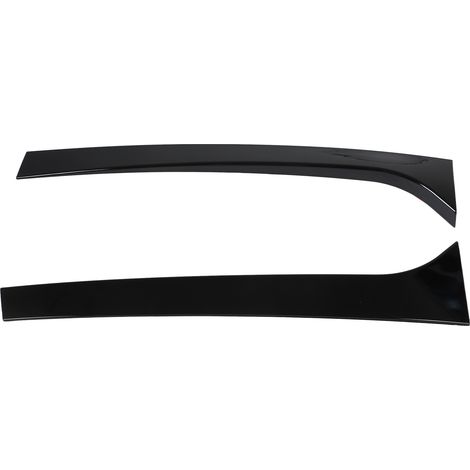 Becquet de vitre arrière noir brillant, garniture de couverture d'aile latérale gauche droite pour Superb 2008 – 2015 2 pièces