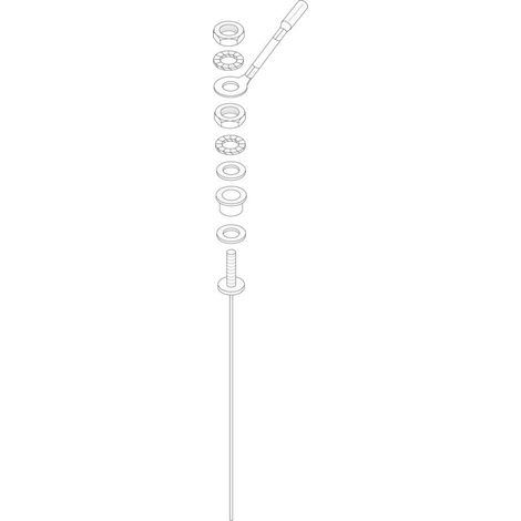 BOSCH Anode inerte M8x402mm compl., 63004279