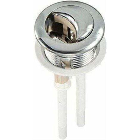 38 Mm Bouton Poussoir Double Pour Chasse D'Eau Wc Chromé Haute Pression De Pompage Accessoires Pour Toilettes Closes Tool Outils Professionnels (1/4)