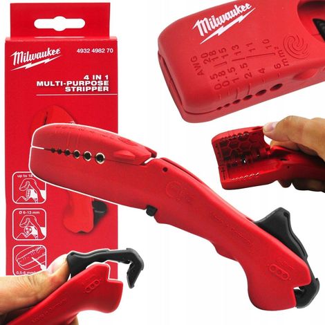 Milwaukee Spelacavi 4 in 1 per cavi da 6 a 13 mm