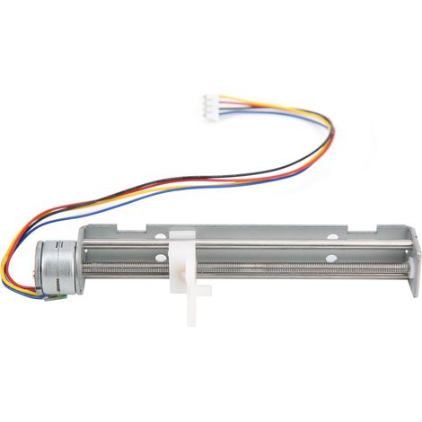 Machine de gravure laser miniature DIY à glissière linéaire biphasée à quatre fils avec moteur pas à pas de 80 mm (1/5)