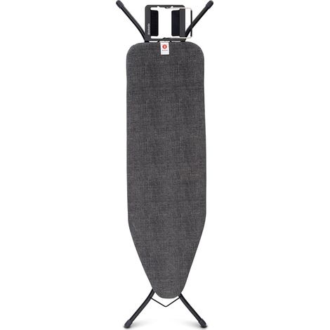 Brabantia Tavolo da Ferro da Stiro Nero Regolabile 124 x 38 cm (1/5)