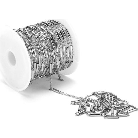 Stainless Steel Chain Durable Strong Prevent Allergy Metal Jewelry Accessories for Gifts HandMade (1/5)