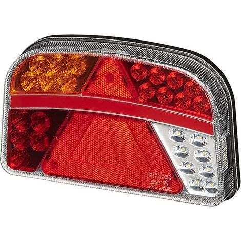 Fanale posteriore 6 funzioni 240x150mm led sinistro (1/5)