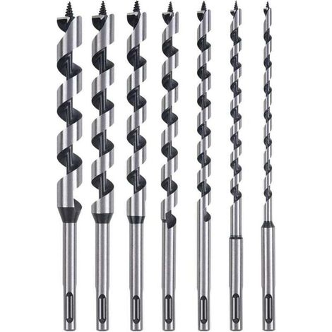 Set 7 forets métal - Pour bois tendre/dur, plastique, caoutchouc - Usage universel - Néerlandais (1/4)