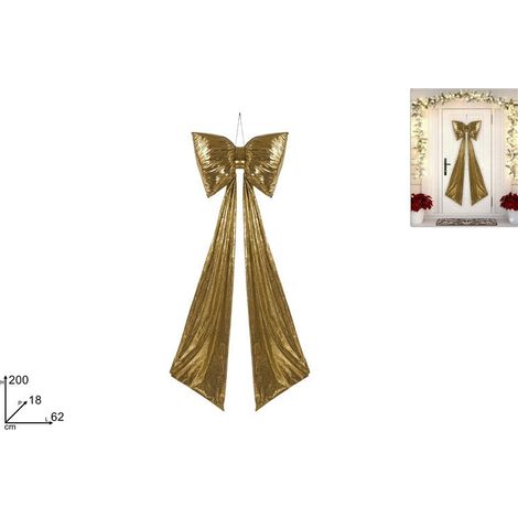 Fiocco Natalizio Laminato Oro 200x62cm Peraga Christmas