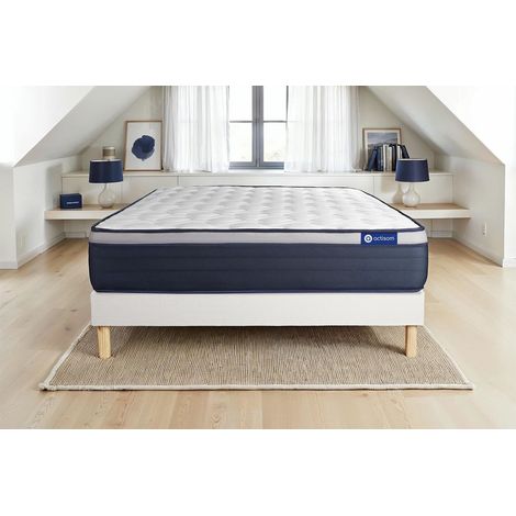 Actiflex max matratze 160x200cm + Bettgestell mit lattenrost , Härtegrad 4 , Taschenfederkern und Memory-Schaum , Höhe : 26 cm (1/5)