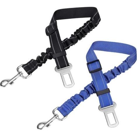 Ceinture de Sécurité Pour Chien - Robuste et Durable - Réglable - Noir (1/4)