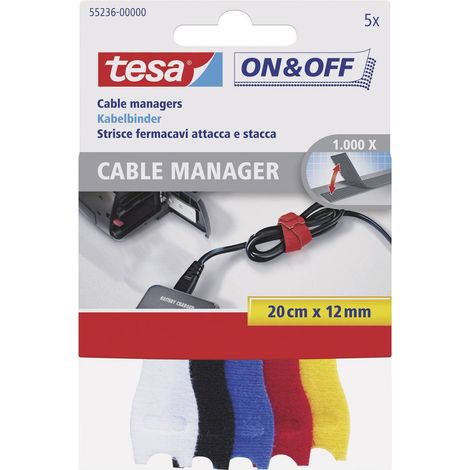 Fascette fermacavi in velcro colorate Tesa 5x (1/5)