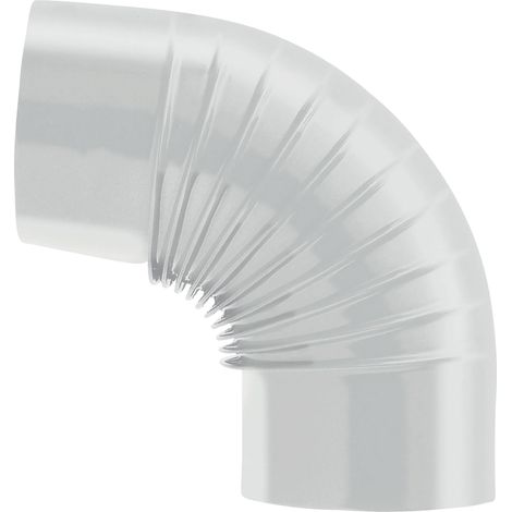 Save GOMITO 90  ° PER STUFA A LEGNA PORCELLANATO CLASSIC Col. Bianco  EE  cm. 12 12.00 pz