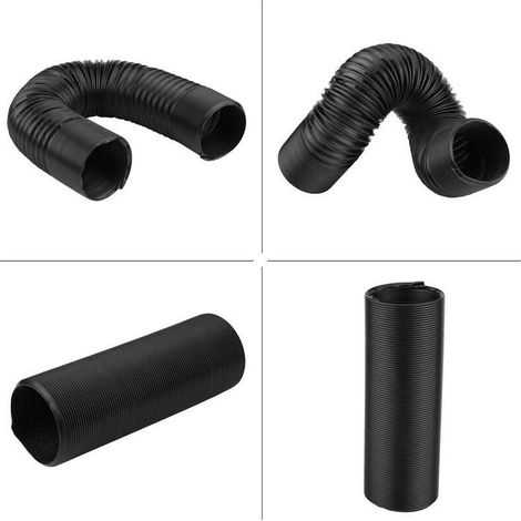 Universeller, flexibler Ansaugschlauch für Pkw, 76 mm Kunststoffschlauch (1/4)