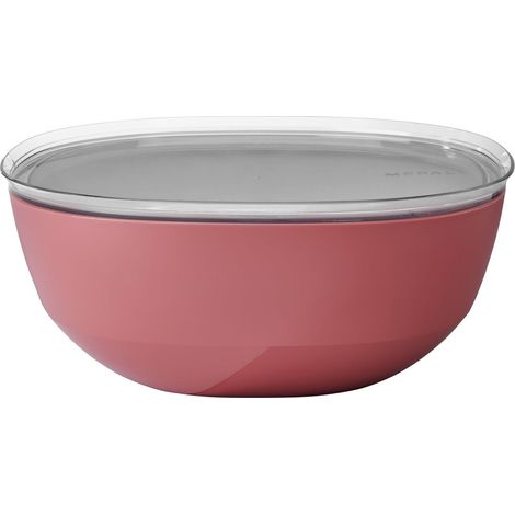 Saladier avec couvercle Silueta - Lavable au lave-vaisselle et résistant au micro-ondes - Plat de service - Plats à tapas - Vaisselle - 5000 ml - Vivid mauve (1/5)