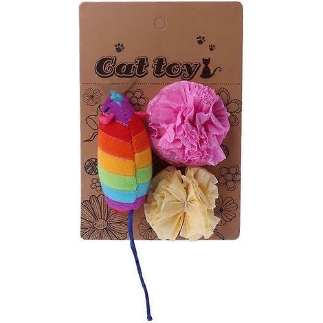 Voici une proposition de titre en français (moins de 190 caractères) :
Souris interactive chic pour chat, jouet à l'herbe à chat, rongeur ludique pour chat d'intérieur, lot de 2 souris pour jeu (1/4)
