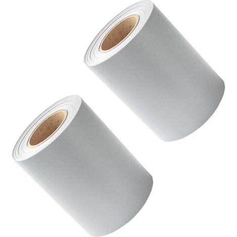 SWANEW Strisce privacy, PVC, strisce paravento, tappeto a doppia asta 50mx 2 grigio chiaro (1/5)