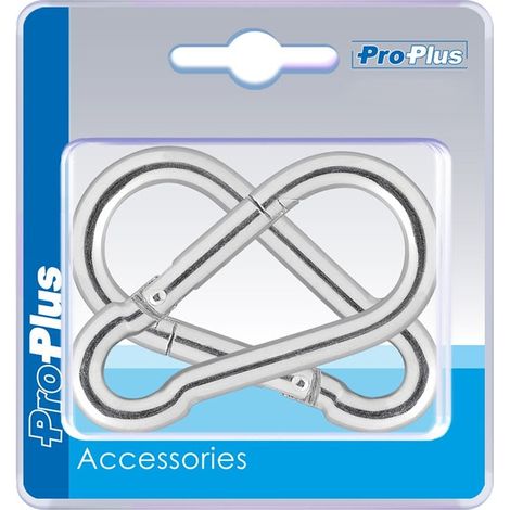 Mosquet n metal 8x80mm 2 piezas en blister