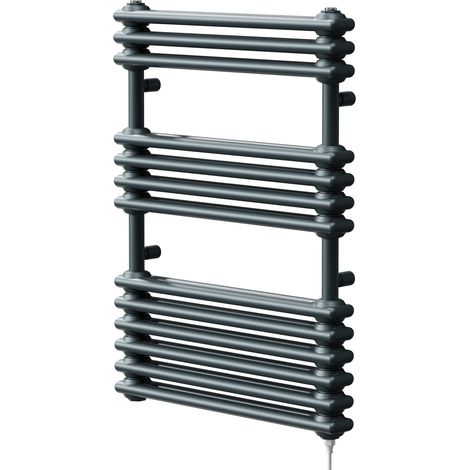 Hayes Anthracite 832mm x 600mm Designer Electric Towel Rail (1/5)