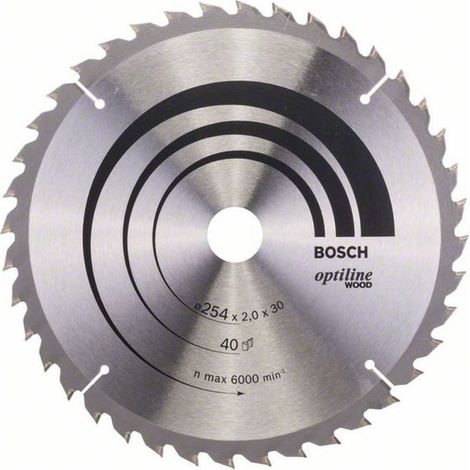 PRO Wood Kreissägeblatt, 254 x 2 x 30 mm, Z40
