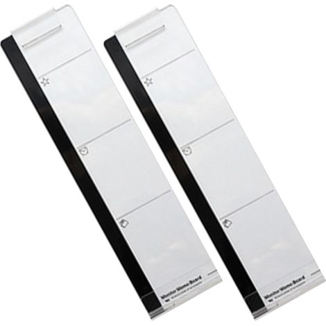 Lot de 2 tableaux de notes en acrylique transparents et (1/5)