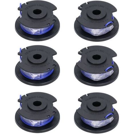 Lot de 6 Recharge pour Débroussailleuse Ryobi 18V 24V 40V Tête de Fil Trimmer (1/5)