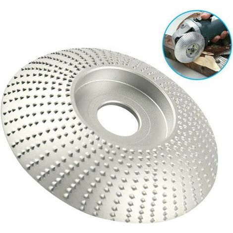 Angle Abrasif Roue Disques, Disque-RaPe Pour Meuleuse, Disque Bois Meuleuse,PonAge Diamant,PonAge Disque Pour Meuleuse D'Angle éLectrique (Silver) (1/5)