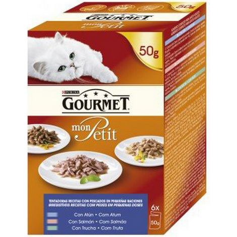 Gourmet Mon Petit mpk pescados 6x50grs - caja 8uds - Purina
