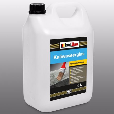 Isolbau 5 Liter Kaliwasserglas Wasserglas Grundierung Versiegelung Verfestigung (1/2)