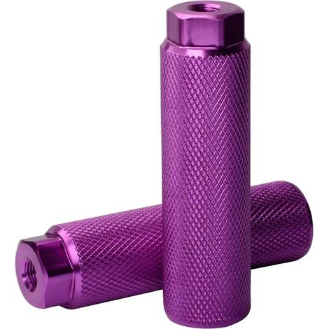 Lot de 2 repose-pieds de vélo en alliage d'aluminium antidérapants pour vélos acrobatiques et arrière. (1/5)